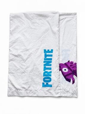 Fortnite Pillowcase Set 2 Blue Letters Purple Loot Llama Larry Gaming Bedding